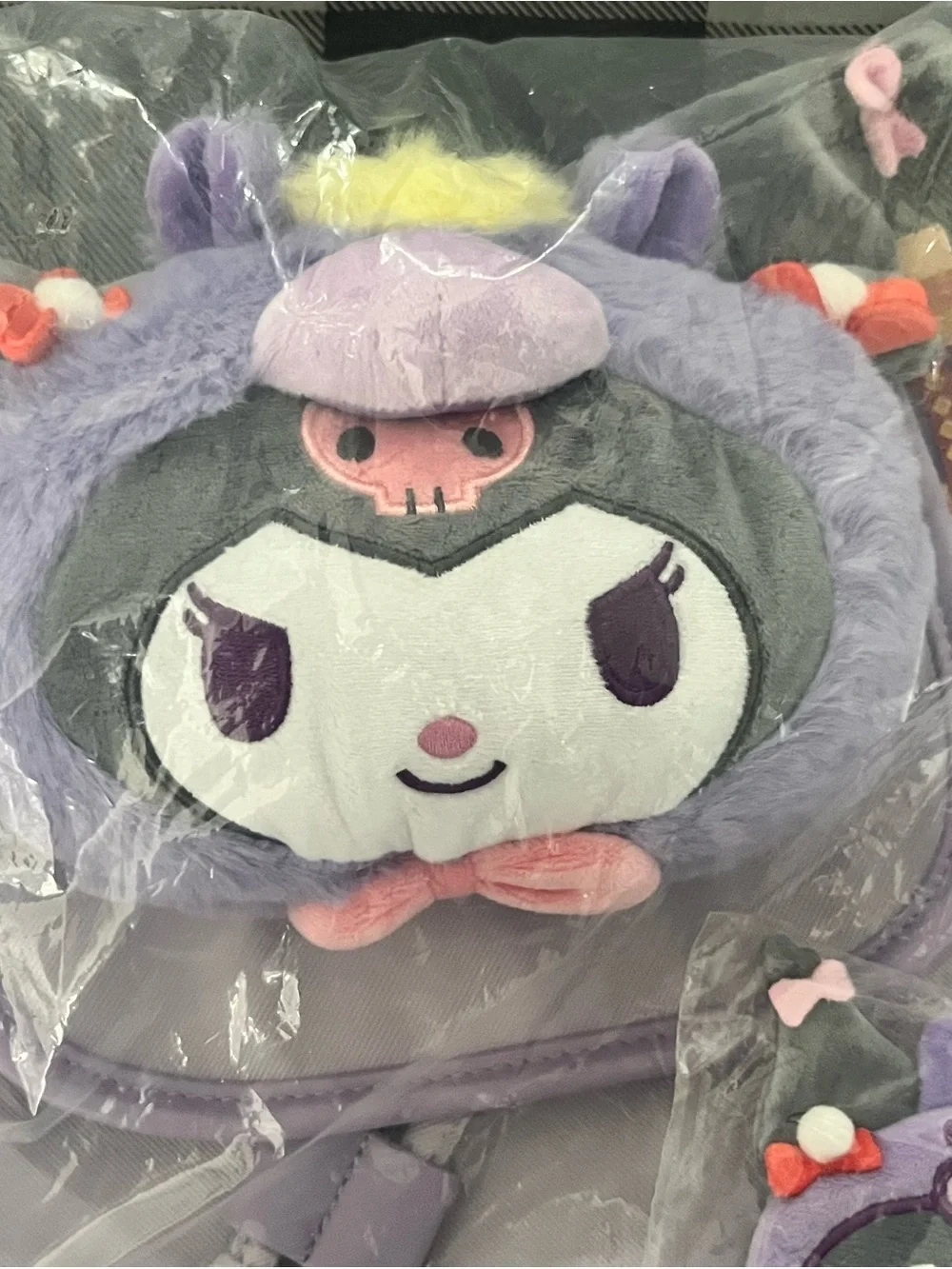 Sanrio Year of the Horse Purple Kuromi Backpack and Cardholder